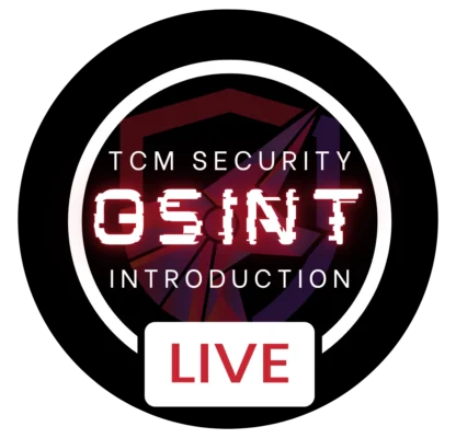tcm security introduction to osint live