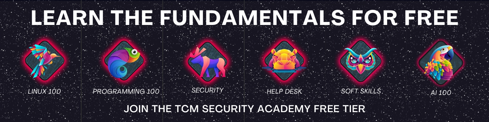 free-tier-banner-2025 learn the fundamentals for free